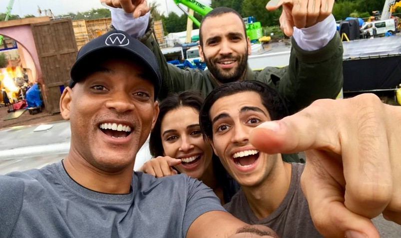 Aladdin: riprese iniziate e prima foto dal set con Will Smith e il cast del film