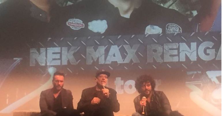 Nek, Max Pezzali e Francesco Renga insieme in tour | Date concerti | Conferenza stampa