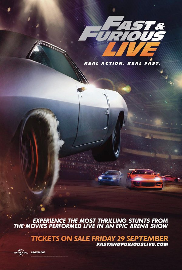 Fast & Furious Live: poster e foto del tour mondiale