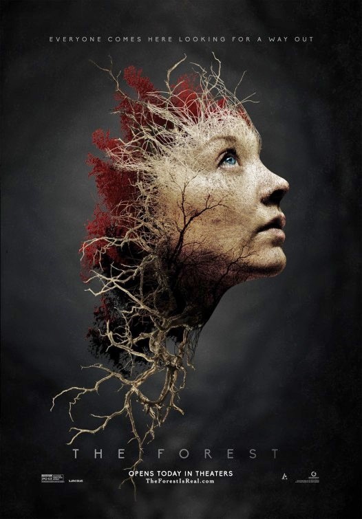 Jukai – La Foresta dei Suicidi: locandine del film horror con Natalie Dormer