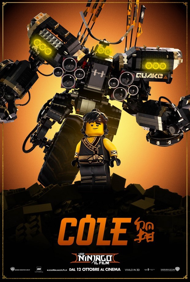 Lego Ninjago Il Film- character poster italiani e nuove locandine