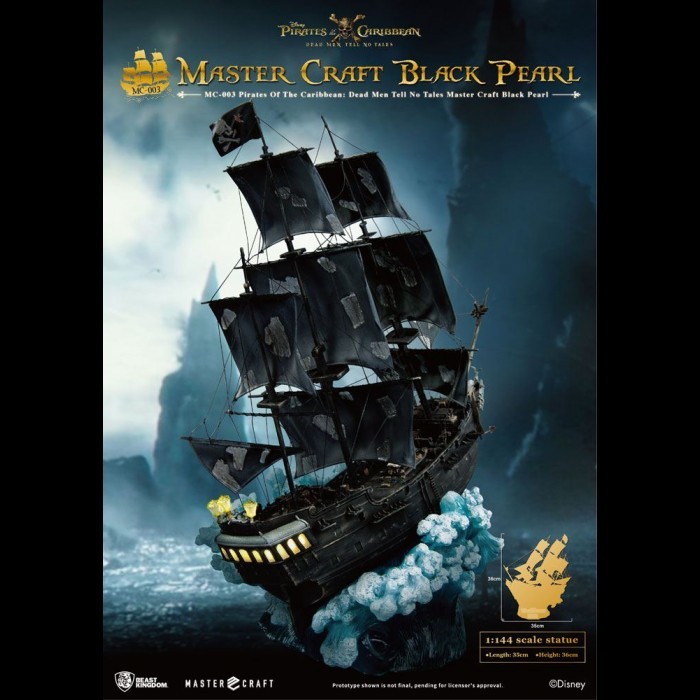 Pirati dei Caraibi 5: replica in scala della “Perla Nera”