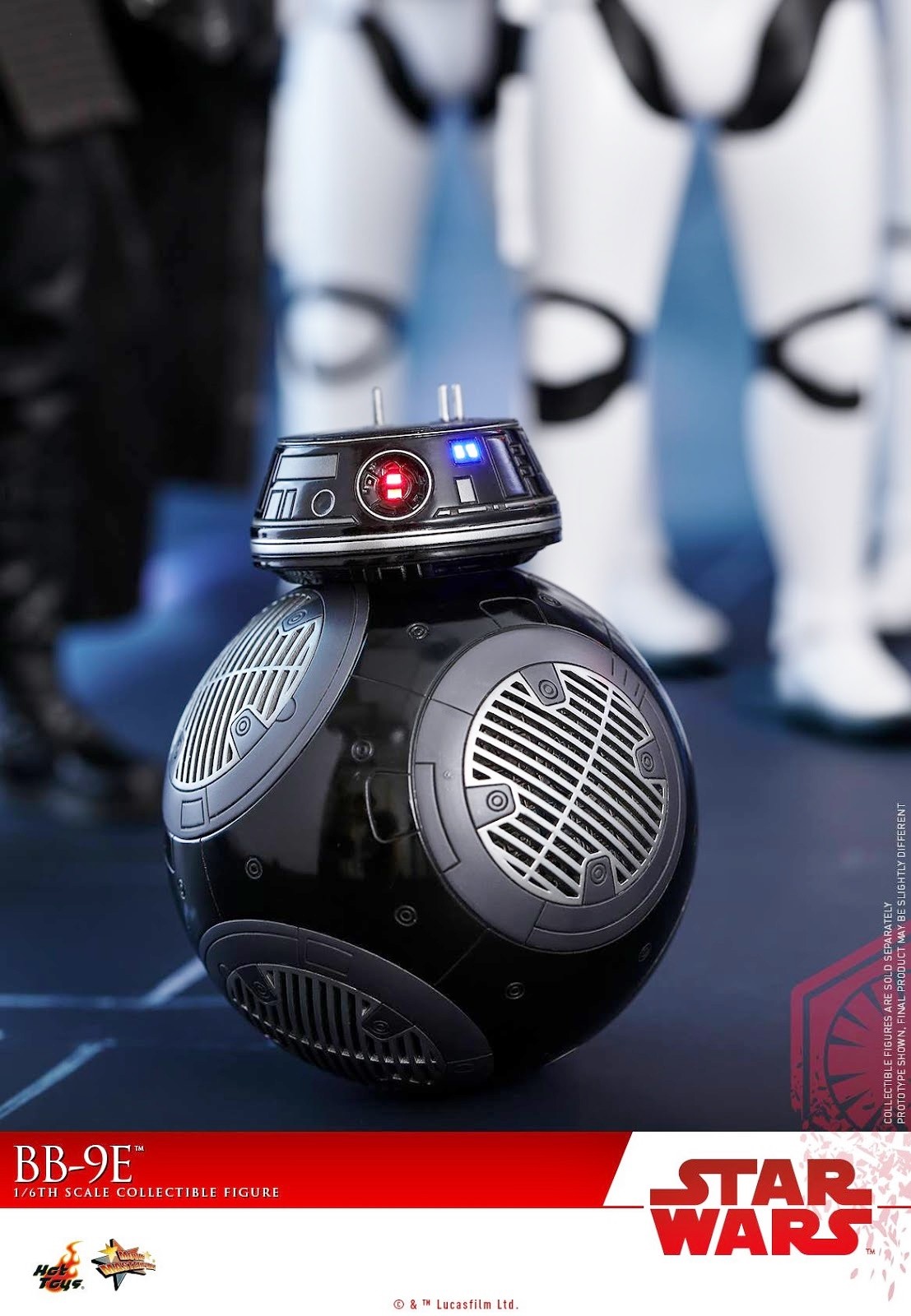 Star Wars 8: action figure Hot Toys dell’astrodroide BB-9E