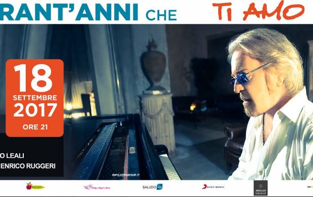 Umberto Tozzi, concerto all’Arena di Verona rinviato per appendicite acuta