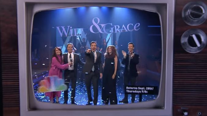 Will & Grace, la sigla… con testo al The Tonight Show [video]