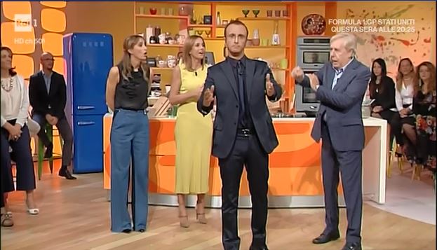 Domenica in, soppresso il gioco di Claudio Lippi Tre per tre