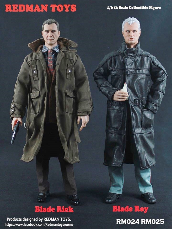 Blade Runner: action figures “Redman Toys” di Harrison Ford e Rutger Hauer