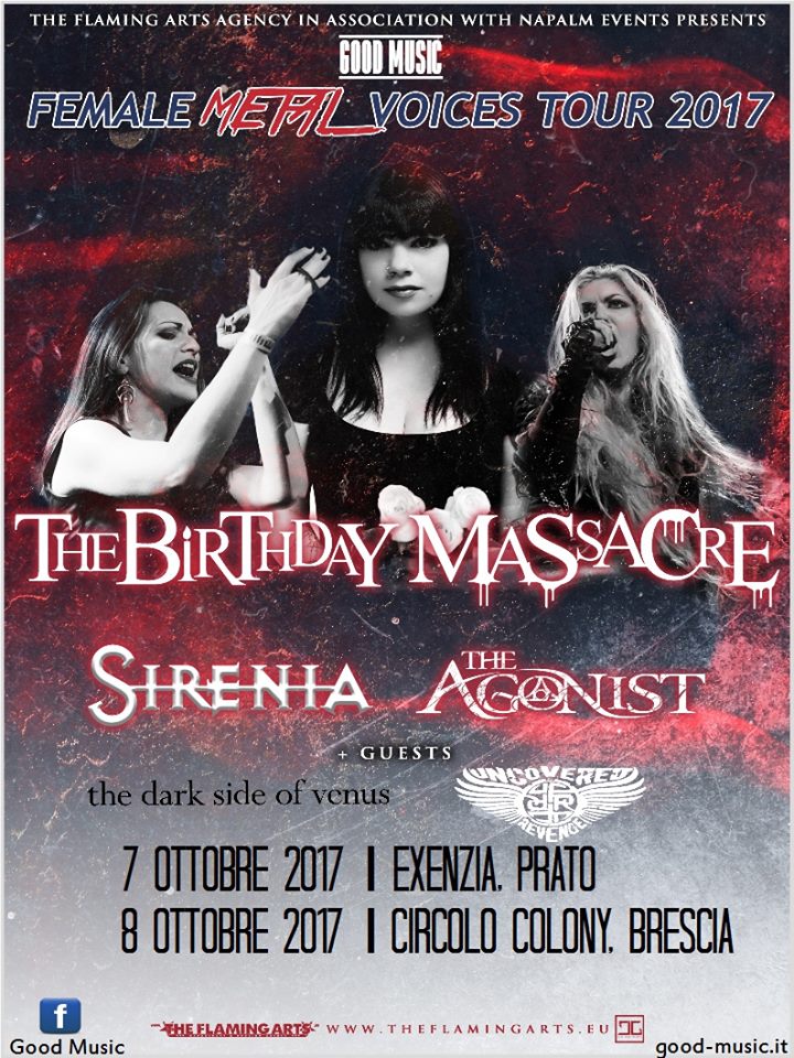 Female Metal Voices 2017, a Prato e Brescia: orari e informazioni