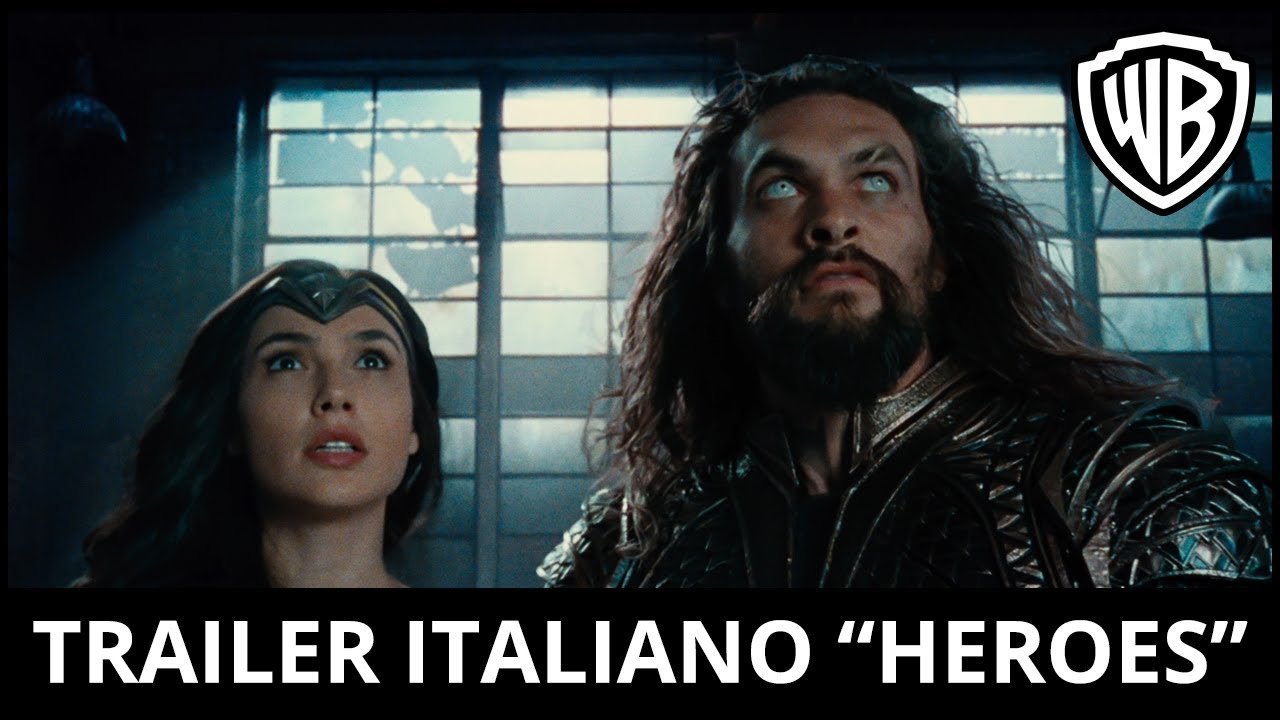 JUSTICE LEAGUE – Trailer Ufficiale Italiano “Heroes”  (Al cinema dal 16 novembre)