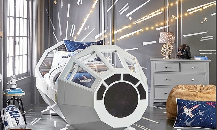 Star Wars Gadget: Letto Millennium Falcon e Pouf di Chewbacca
