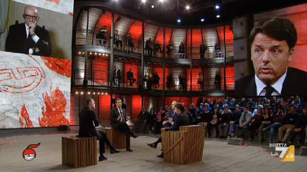 Renzi a DiMartedì del 7 novembre 2017