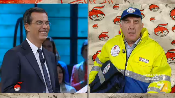 DiMartedì, Floris ha elaborato il lutto di Crozza: Gene Gnocchi dilaga (e c’è pure Rocco Tanica)