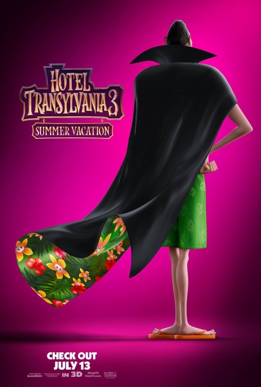 Hotel Transylvania 3: locandine del sequel d’animazione Sony