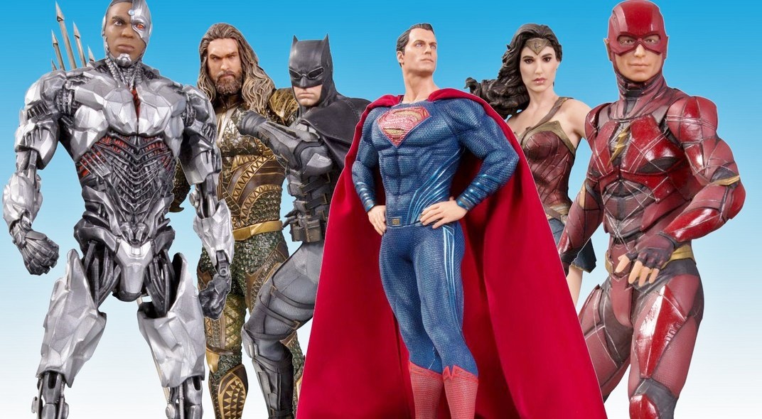 Justice League: le statue ufficiali del film DC