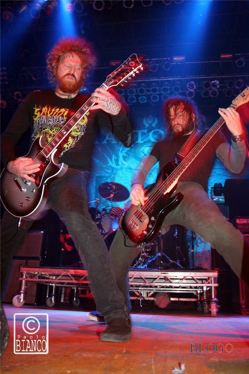 Mastodon 13 Novembre 2008 – foto Unholy Alliance Tour a Milano, by Paolo Bianco