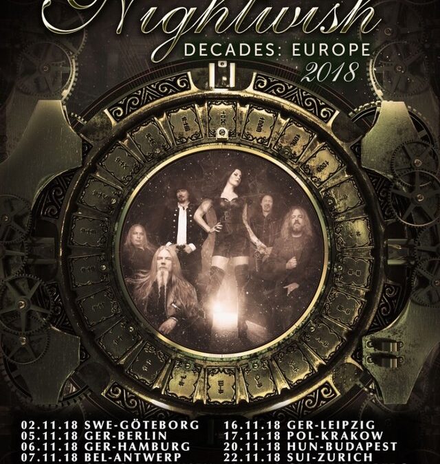 Nightwish: Decades Tour a Milano nel 2018 – tutti i dettagli