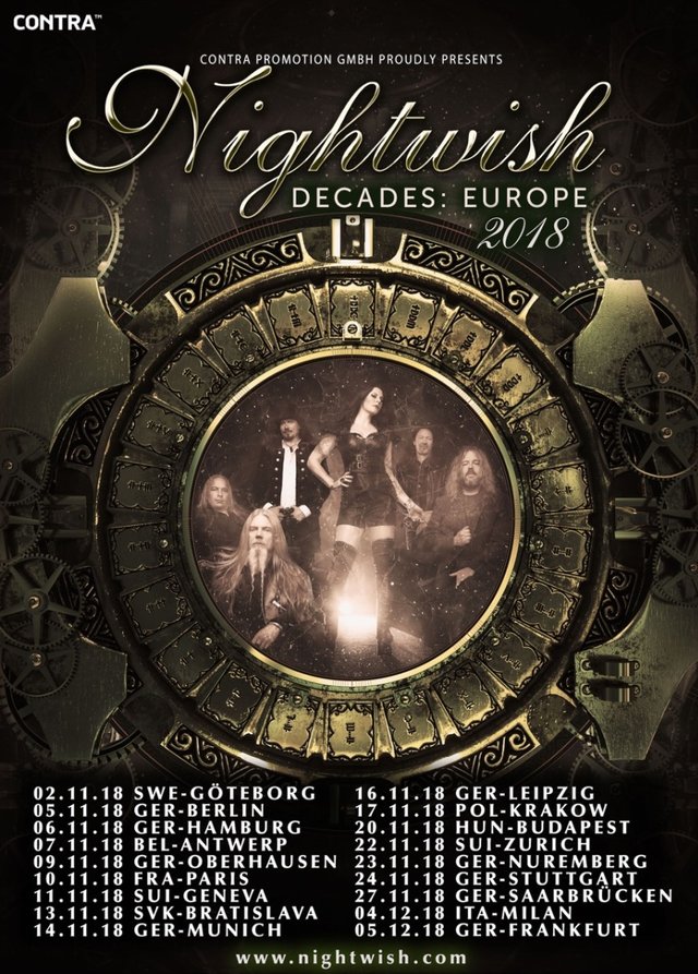 Nightwish: Decades Tour a Milano nel 2018 – tutti i dettagli