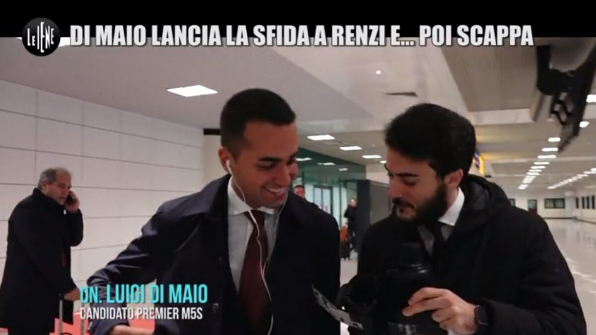 Le Iene, Di Maio attacca Monteleone: “Una volta facevi il giornalista, come ti sei ridotto”