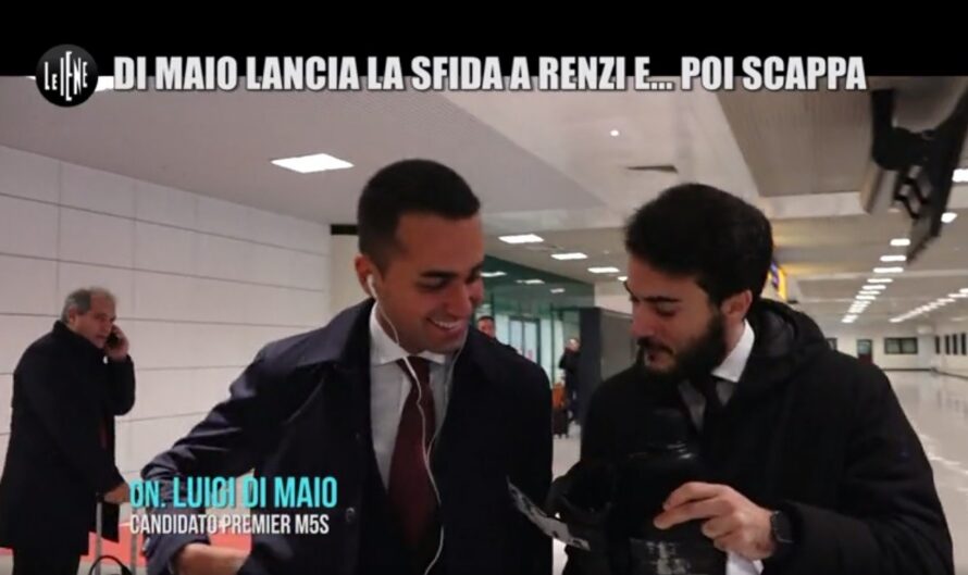 Le Iene, Di Maio attacca Monteleone: “Una volta facevi il giornalista, come ti sei ridotto”