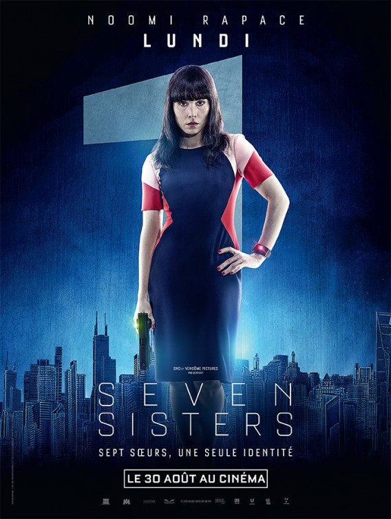 Seven Sisters: 14 poster del thriller sci-fi con Noomi Rapace
