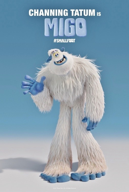 Smallfoot – Il mio amico delle nevi: locandine del film d’animazione Warner Bros.