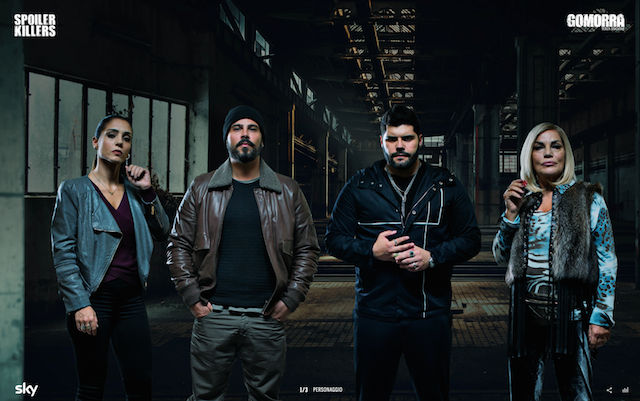 Spoiler Killers, la campagna di Sky Atlantic contro gli spoiler con i personaggi di Gomorra 3 (Video)