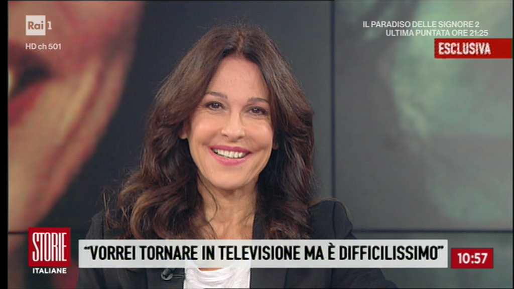 Luana Colussi a Storie Italiane: “Vorrei ricominciare a fare TV”