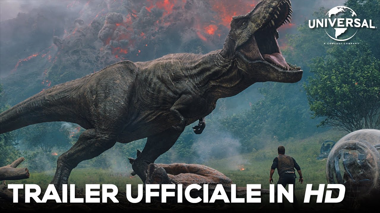 JURASSIC WORLD – IL REGNO DISTRUTTO – Primo trailer italiano (Al cinema dal 7 giugno 2018)