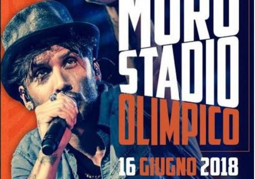 Fabrizio Moro, concerto il 16 giugno 2018 allo Stadio Olimpico di Roma (e nuovo album in primavera)