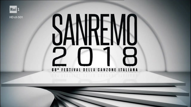 promo logo sanremo 2018