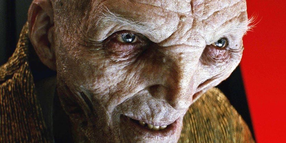 Star Wars 8: Rian Johnson torna a parlare delle origini di Snoke