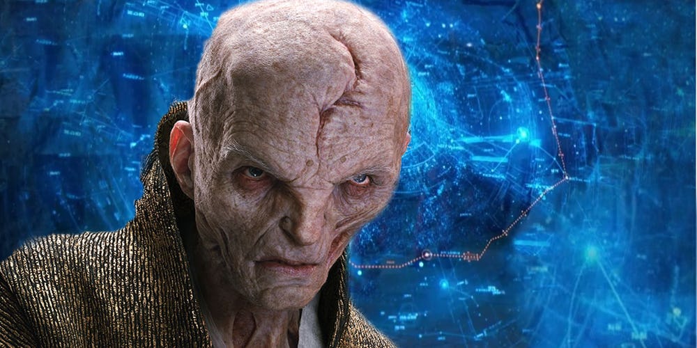 Star Wars 8: una guida ufficiale al film conferma le origini di Snoke