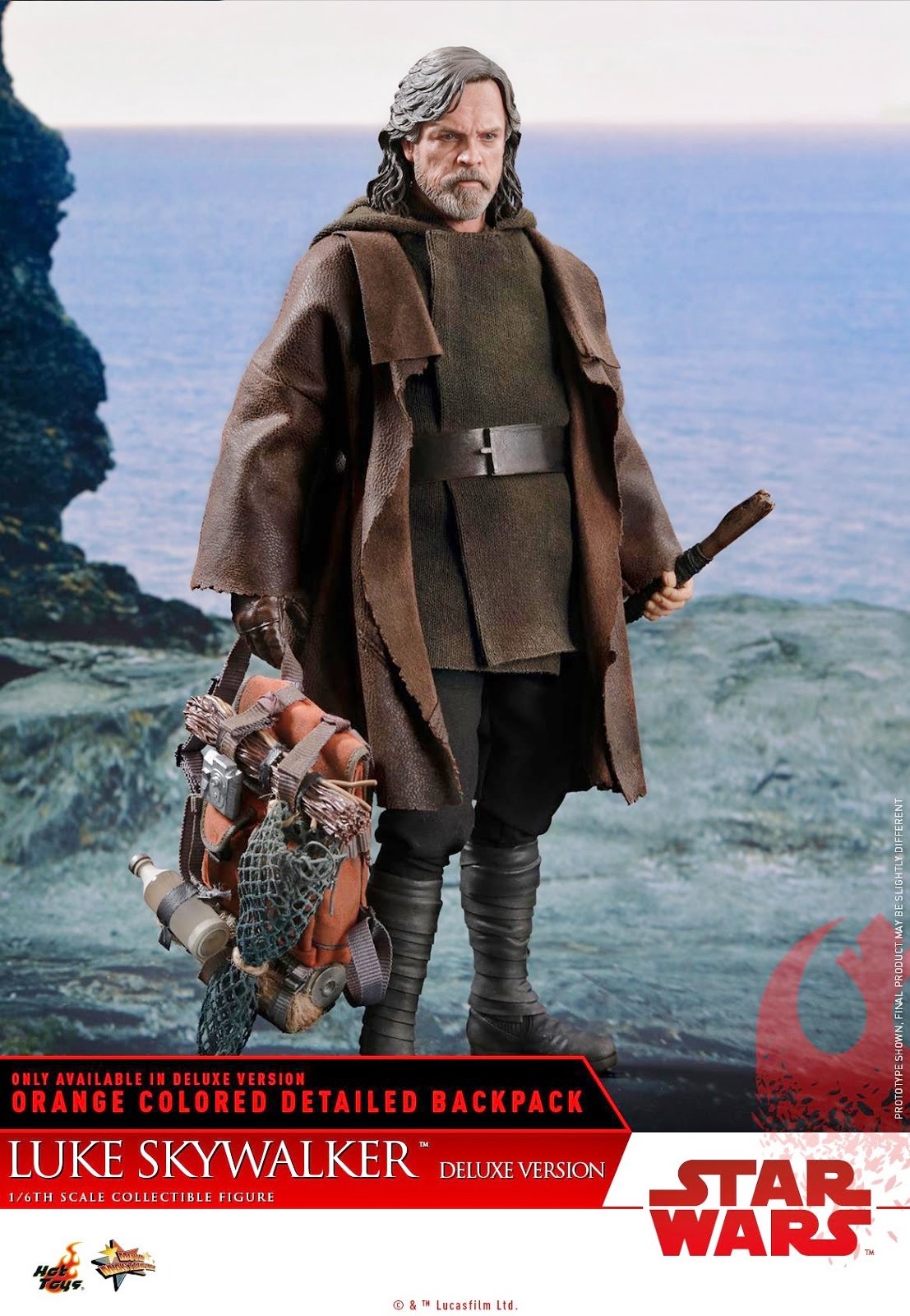 Star Wars: Gli Ultimi Jedi – nuova action figure “Deluxe” di Luke Skywalker / Mark Hamill