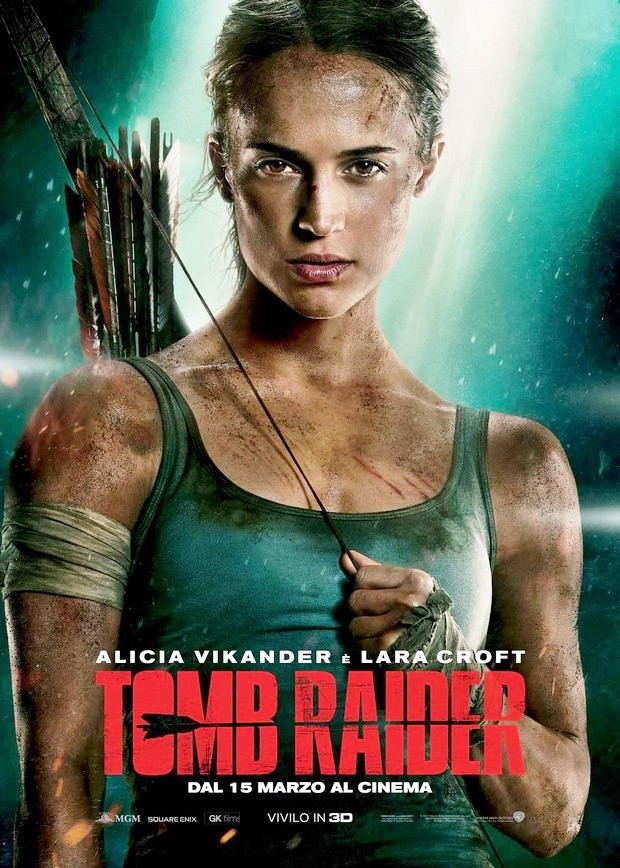 Tomb Raider: poster italiano e cover Total Film