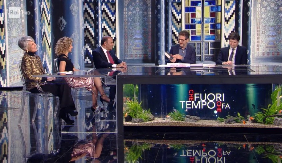 Che fuori tempo che fa, Fazio e Vespa fanno pace. Elia contro Razzi: “Come ha fatto a diventare senatore?”