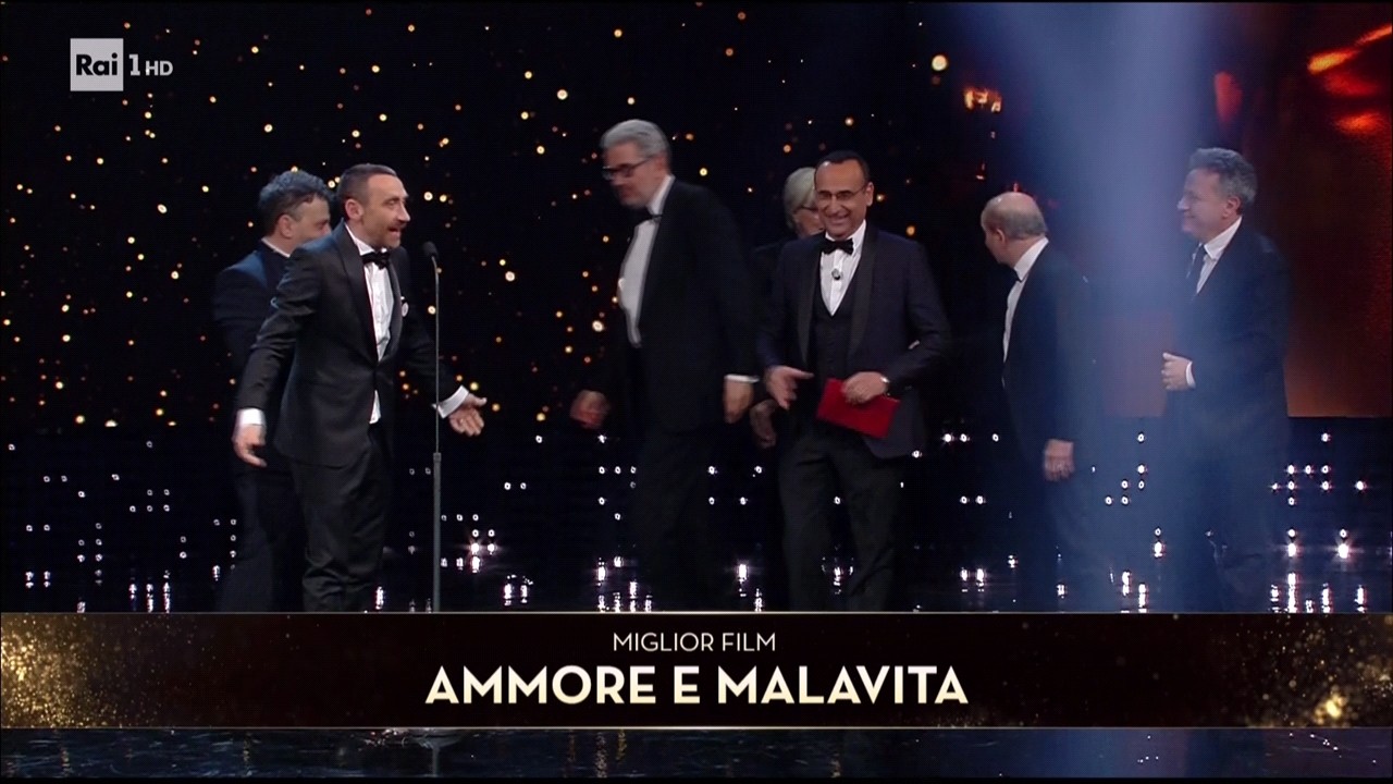 David di Donatello 2018, vincitori: trionfa Ammore e Malavita (non la tv)