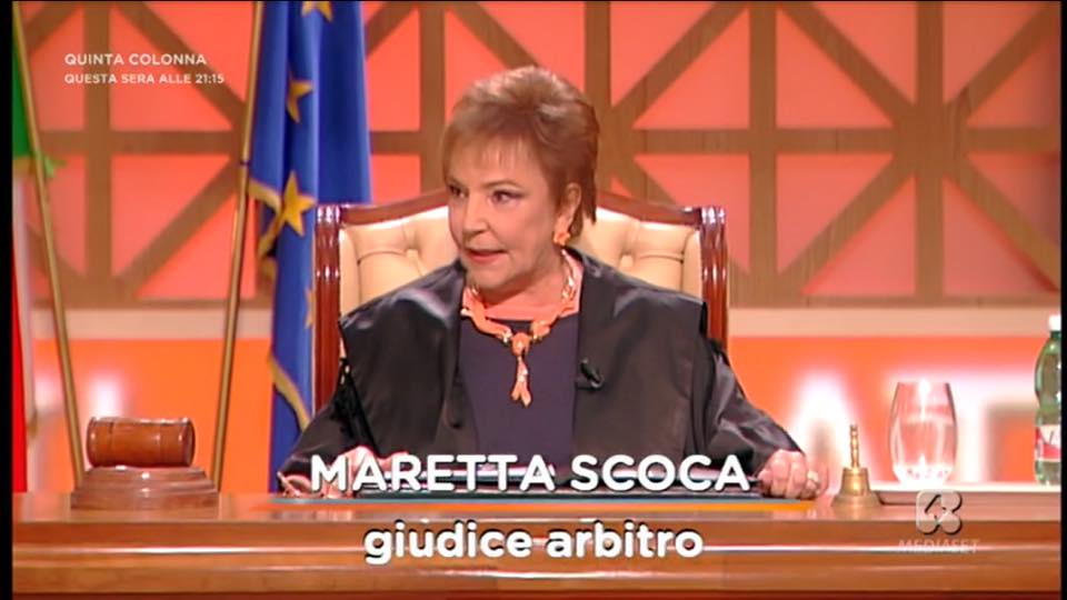 Maretta Scoca è morta: addio alla giudice di Forum