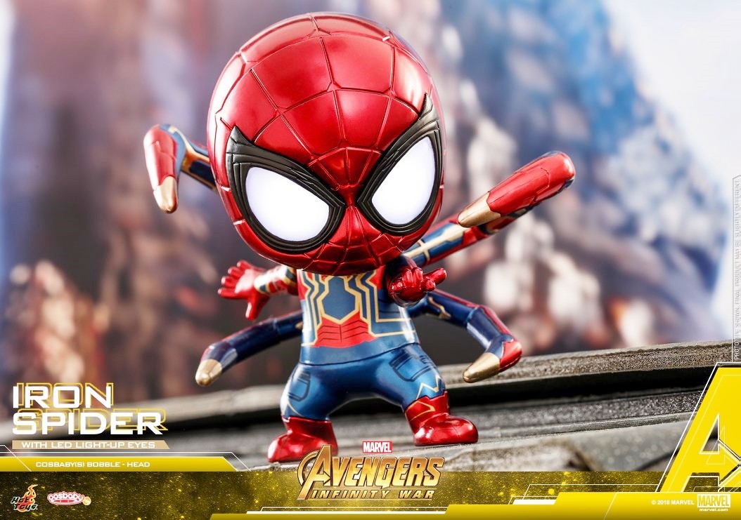 Avengers: Infinity War –  nuove figure “Cosbaby” di Iron Spider, Hulkbuster e Thanos