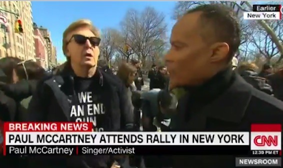 Paul McCartney ricorda John Lennon alla March for our lives di New York | VIDEO
