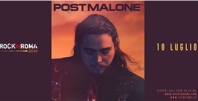Post Malone: un concerto al Rock in Roma 2018 a luglio (info, biglietti e prezzi)