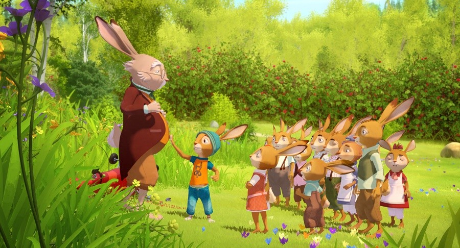 Rabbit School – poster e foto del film d’animazione “I guardiani dell’Uovo d’Oro”
