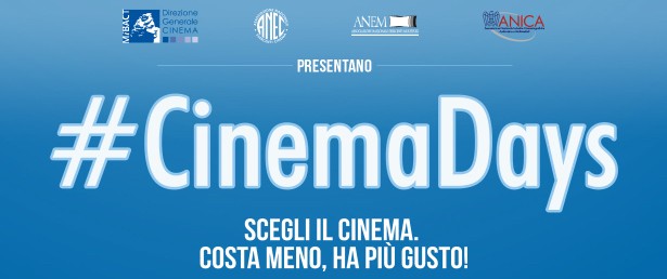 Torna CinemaDays, 15 giorni di cinema a 3 euro
