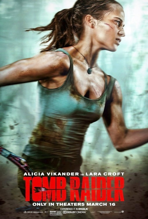 Tomb Raider: poster ufficiali del reboot con Alicia Vikander
