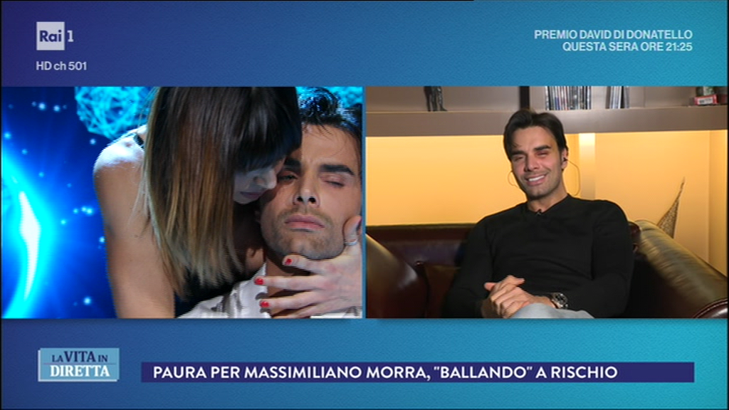 massimiliano morra a la vita in diretta