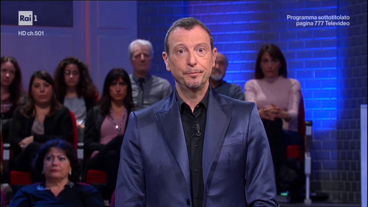 Fabrizio Frizzi, il ricordo di Amadeus a Soliti Ignoti – il ritorno (video)