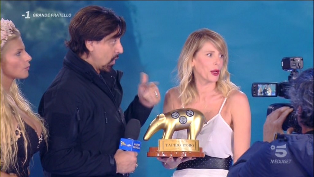 Tapiro d’oro ad Alessia Marcuzzi alla finale dell’Isola dei Famosi 2018