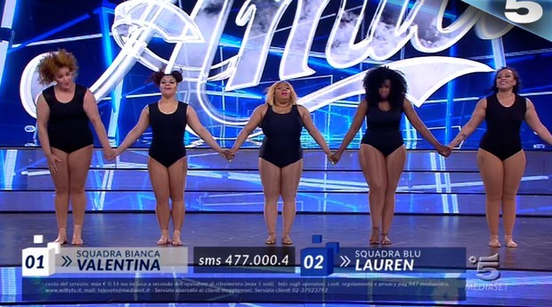 Amici 17, Alessandra Celentano “punita” con un’esibizione di ballerine curvy (Foto)