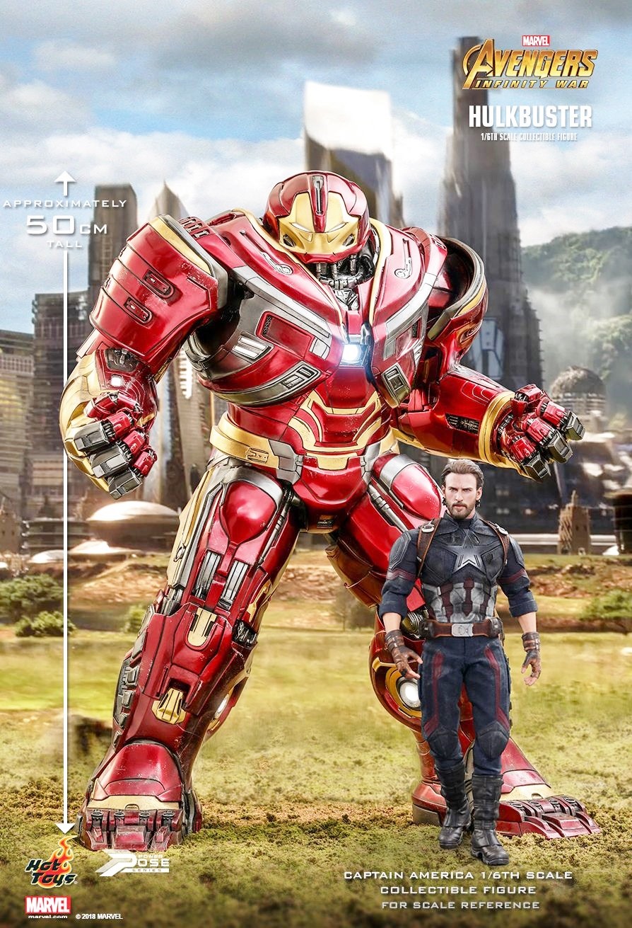 Avengers: Infinity War – nuova action figure “Hot Toys” dell’armatura Hulkbuster