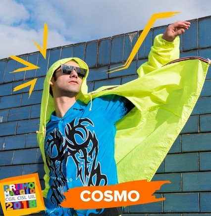 Cosmo conferma la sua partecipazione al Concerto del Primo Maggio 2018 (e ringrazia la SIAE)