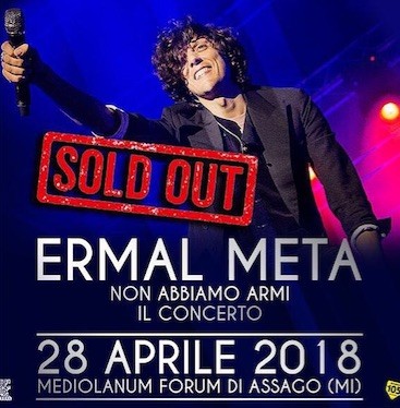 Ermal Meta: info, orari e anticipazioni sulla scaletta del concerto al Forum di Assago